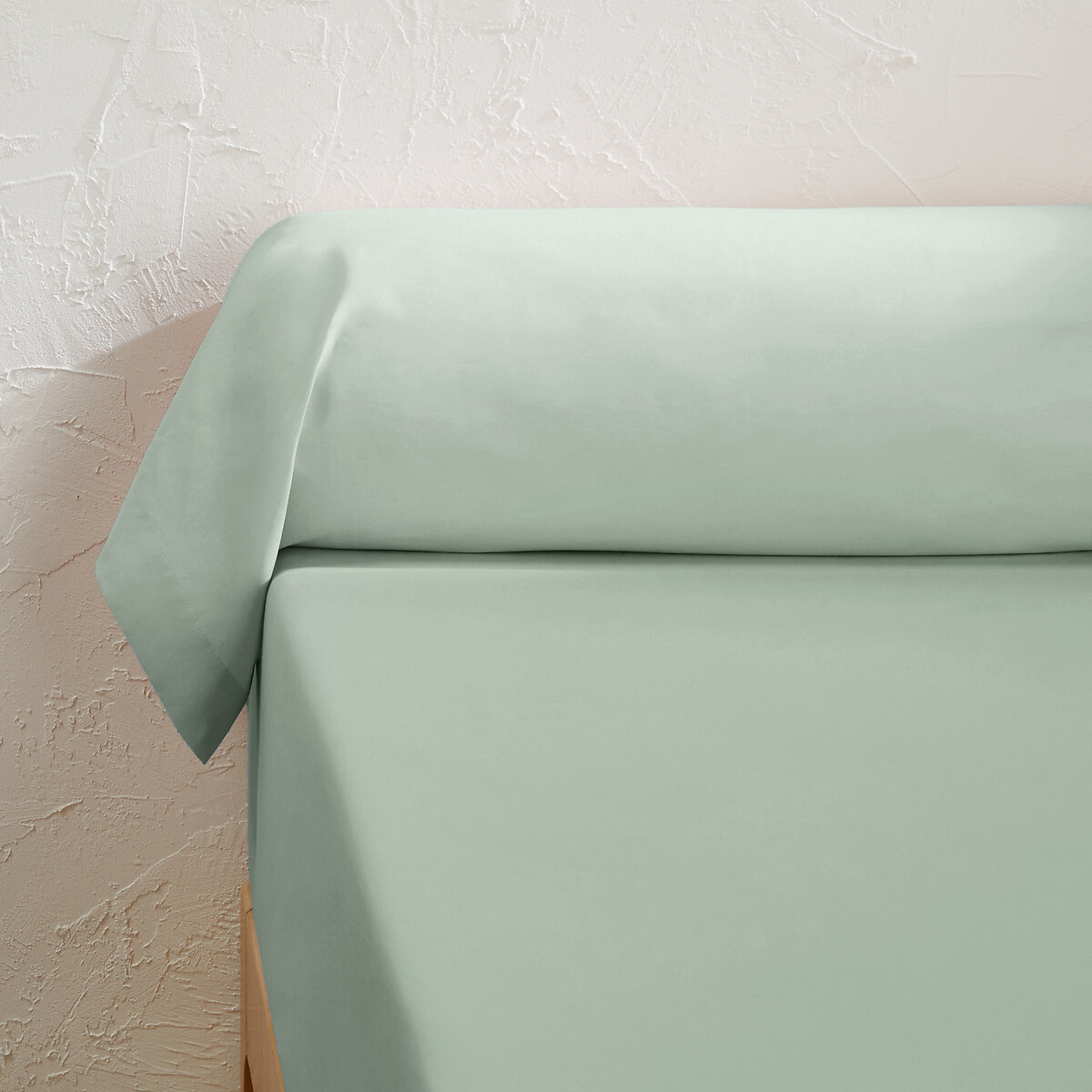 Βαμβακερή μονόχρωμη θήκη καραμέλα 85x185 cm