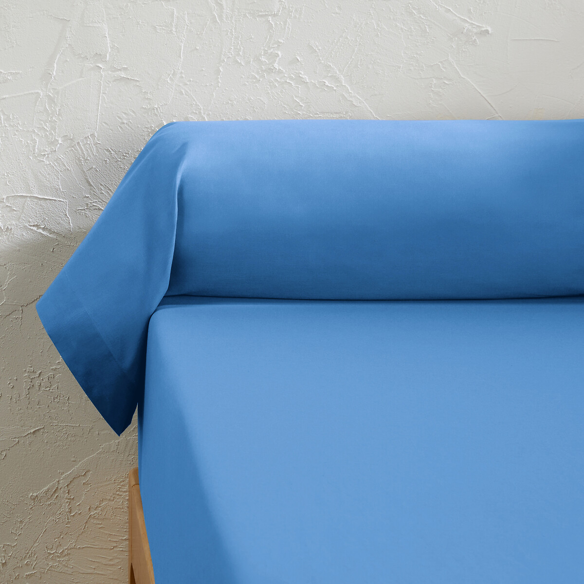 Μονόχρωμη θήκη καραμέλα από σύμμικτο ύφασμα 85x185 cm