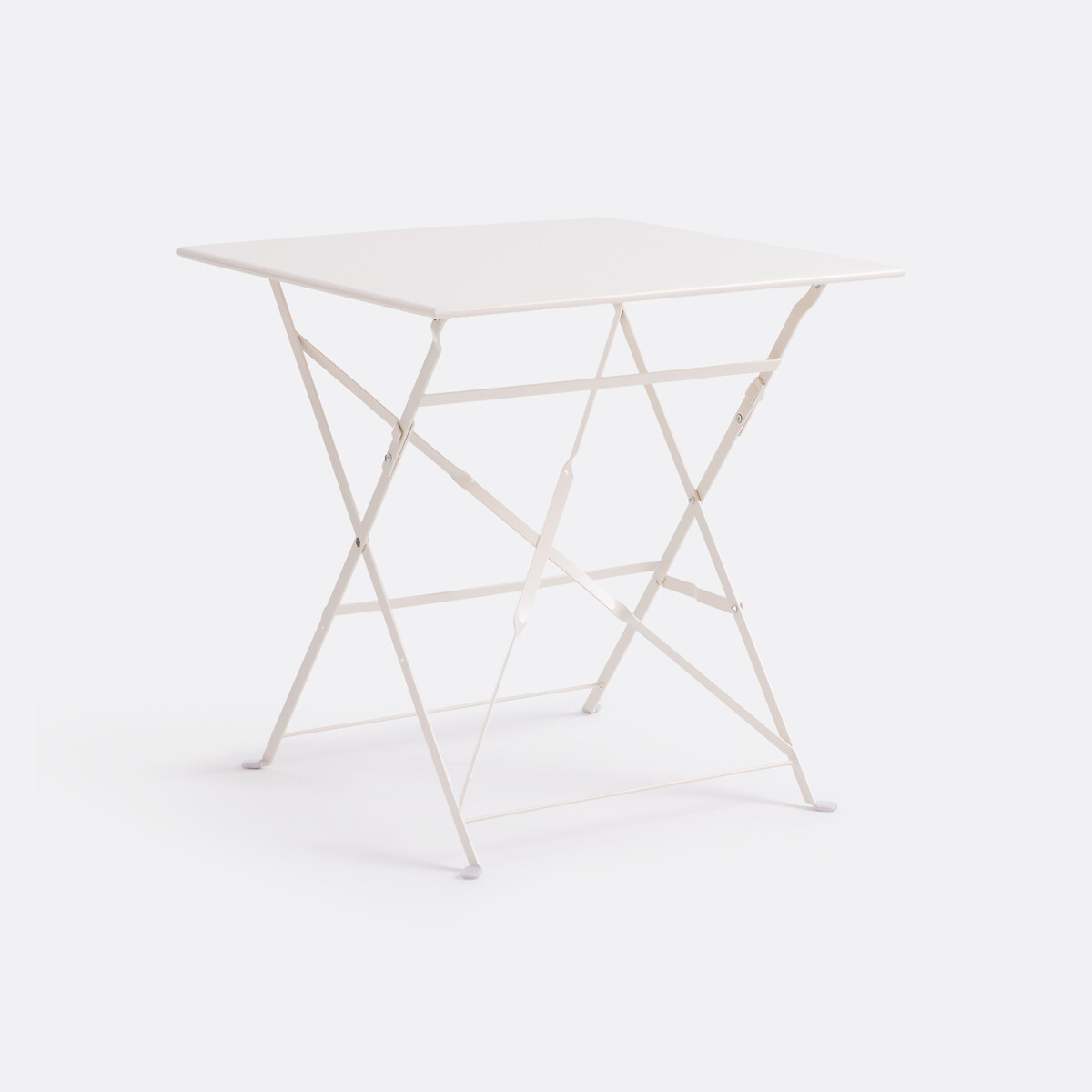 Πτυσσόμενο μεταλλικό τετράγωνο τραπέζι OZEVAN