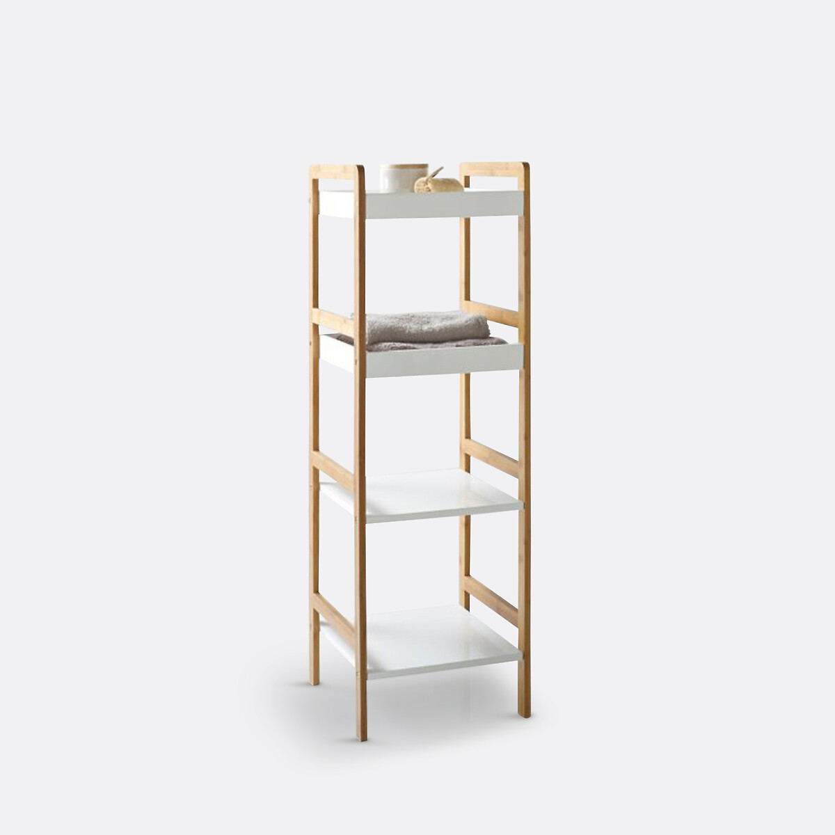 SO'HOME Ραφιέρα μπάνιου με 4 επιφάνειες Μ33xΠ36xΥ110cm