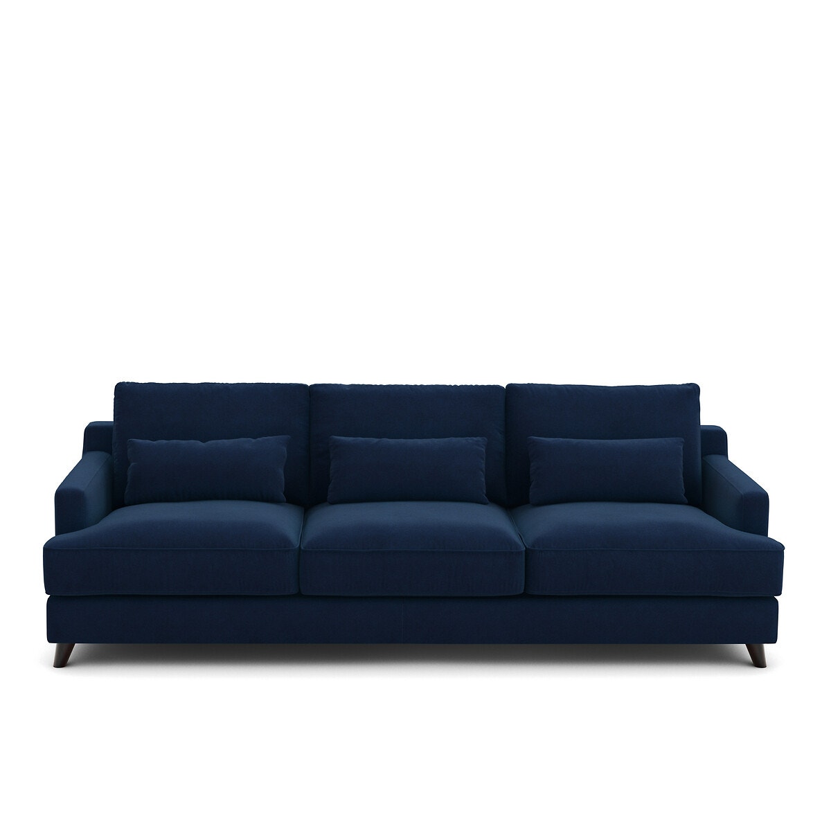 Καναπές από βελούδο Μ100xΠ197xΥ83cm