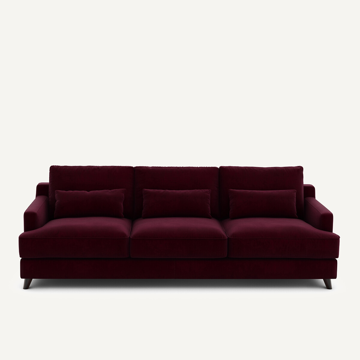 Καναπές από βελούδο Μ100xΠ197xΥ83cm