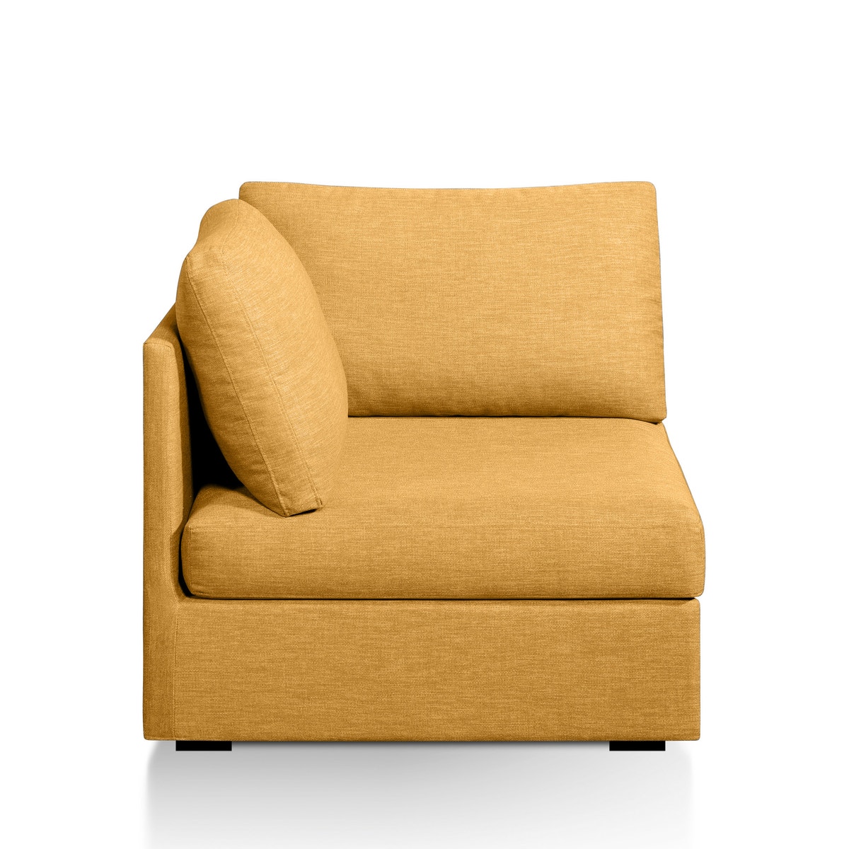 SO'HOME Γωνία υψηλής άνεσης με μελανζέ ταπετσαρία Μ84xΠ84xΥ80cm