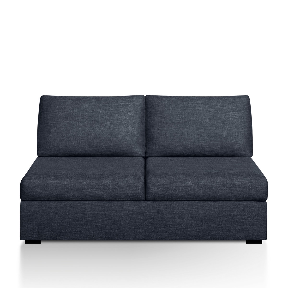 SO'HOME Πτυσσόμενος καναπές-κρεβάτι με μελανζέ ταπετσαρία Μ84xΠ136xΥ80cm