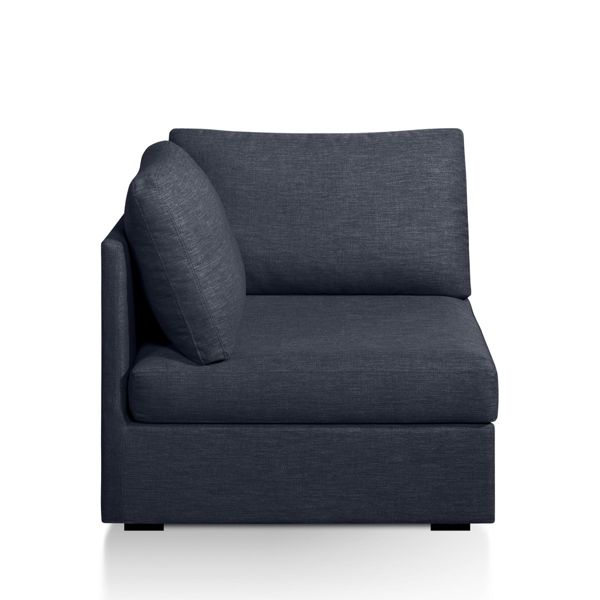 SO'HOME Γωνία υψηλής άνεσης με μελανζέ ταπετσαρία Μ84xΠ84xΥ80cm