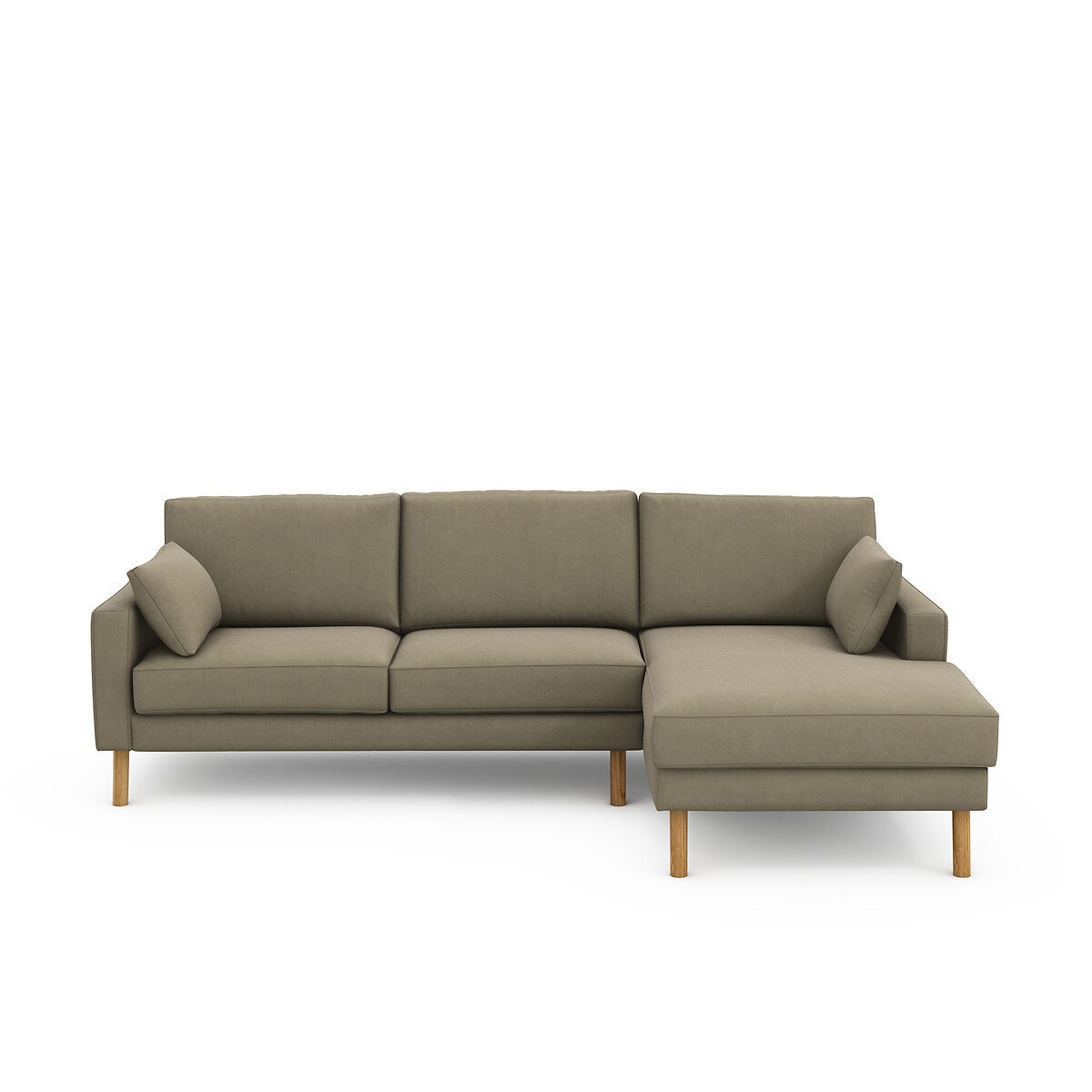 SO'HOME Γωνιακός καναπές από βαμβάκι λινό Μ165xΠ265xΥ86cm