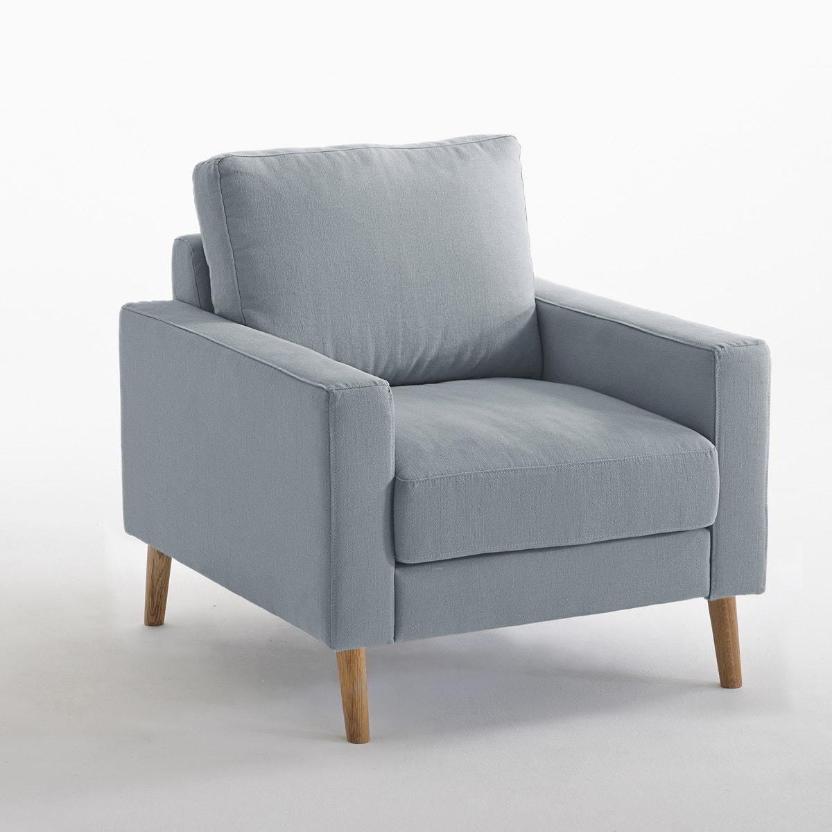 SO'HOME Πολυθρόνα με ταπετσαρία από βαμβάκι και λινό Μ90xΠ80xΥ86cm