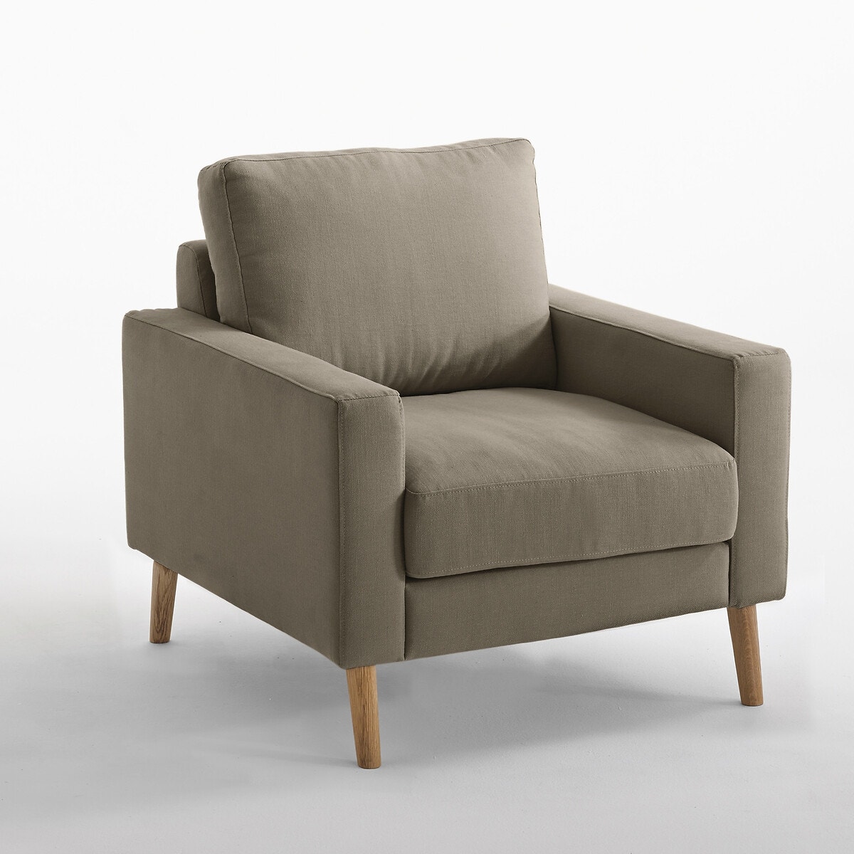 SO'HOME Πολυθρόνα με ταπετσαρία από βαμβάκι και λινό Μ90xΠ80xΥ86cm