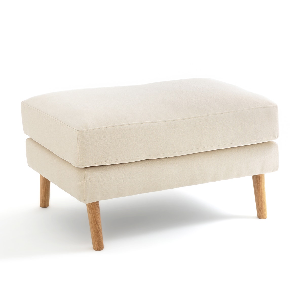 SO'HOME Ταμπουρέ με ταπετσαρία ανάγλυφης ύφανσης Μ60xΠ90xΥ49cm