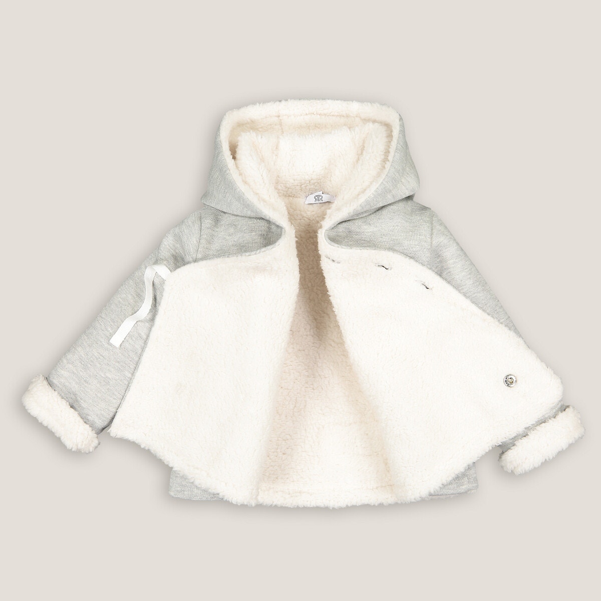 Παλτό με κουκούλα και επένδυση φλις, 0 - 3 ετών