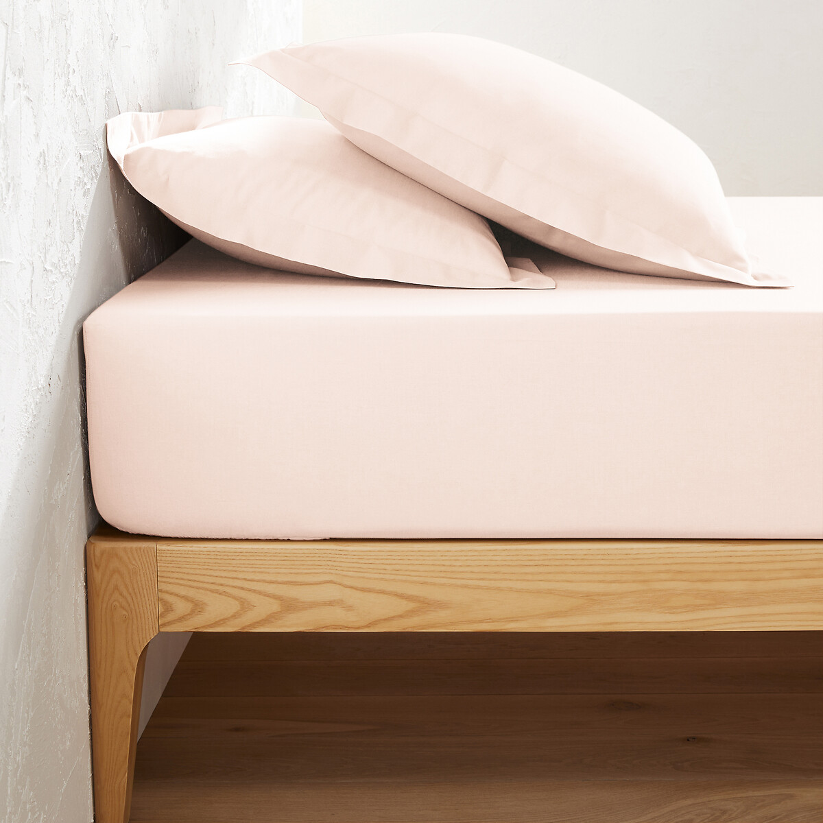 Μονόχρωμο σεντόνι με λάστιχο για στρώματα μεγάλου πάχους 90x200 cm