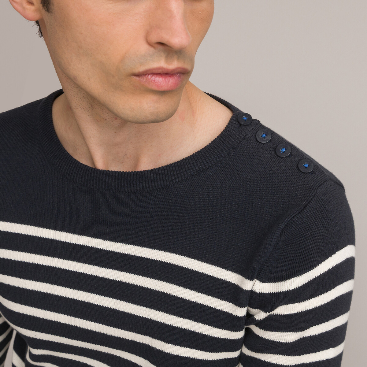 La Redoute Collections Breton πουλόβερ από οργανικό βαμβάκι