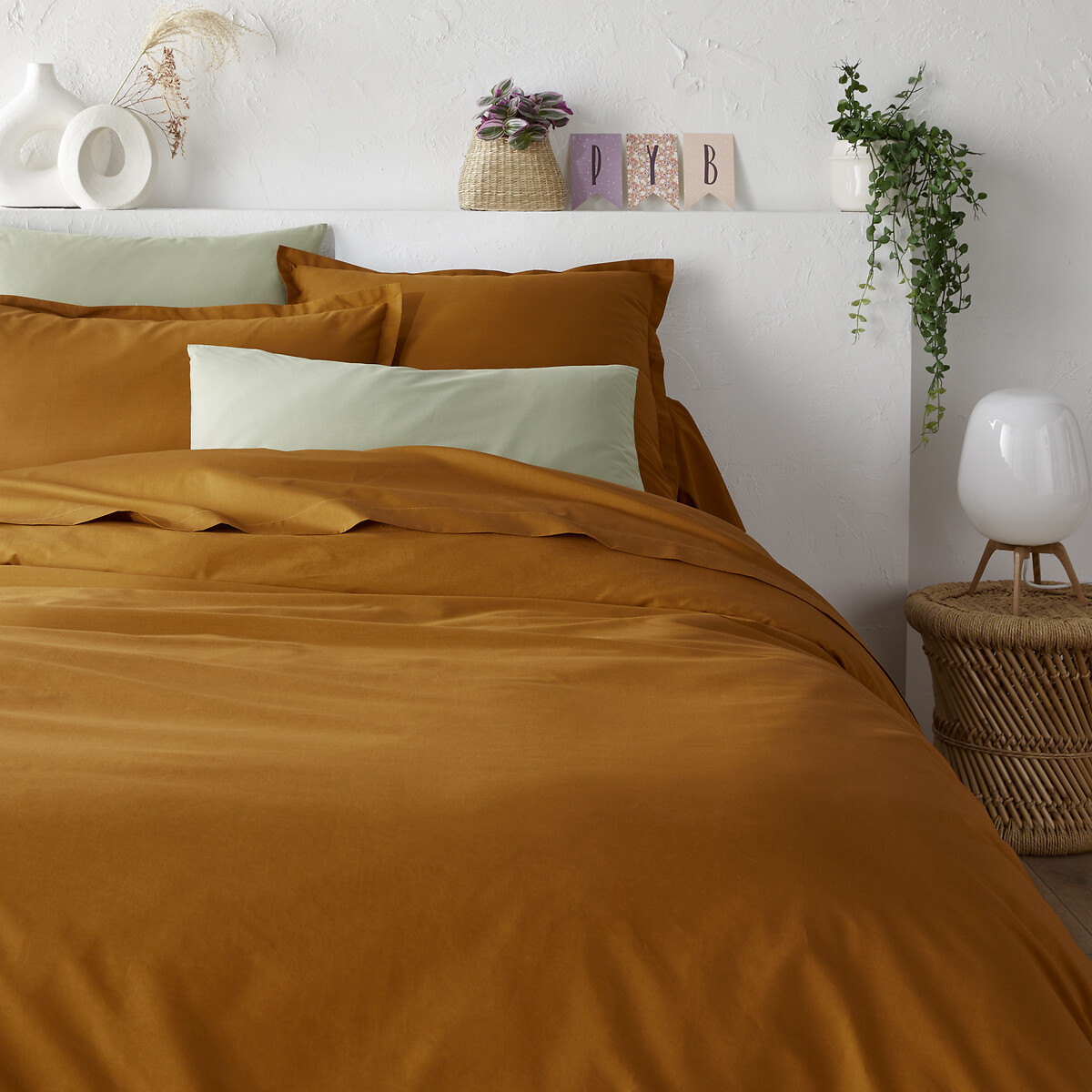 La Redoute Interieurs Παπλωματοθήκη από βαμβακερό περκάλι 240x220 cm