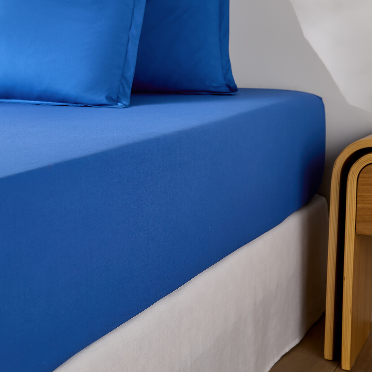 Σεντόνι με λάστιχο από βαμβακερό περκάλι με γύρισμα 30 εκ. 90x190 cm