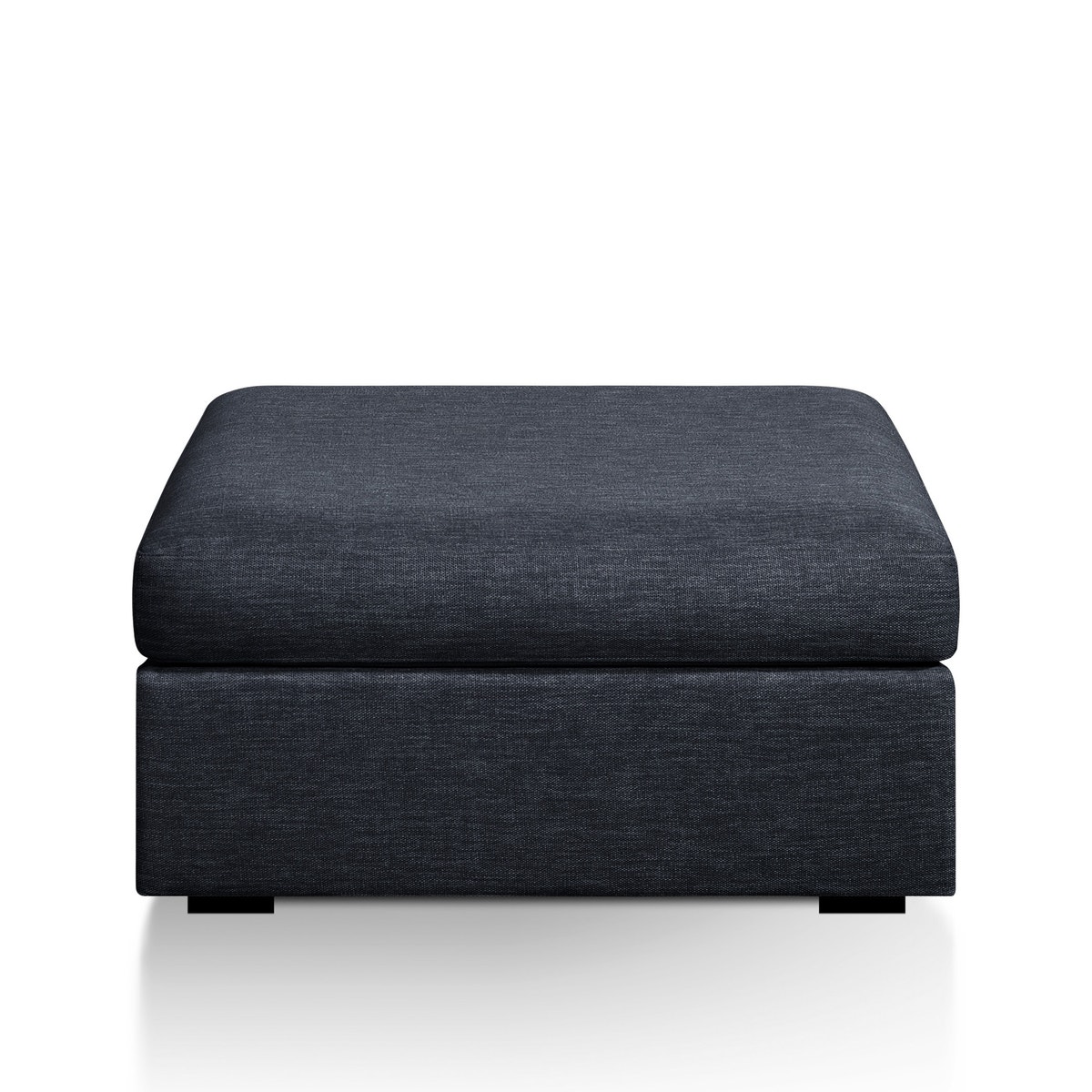 SO'HOME Ταμπουρέ υψηλής άνεσης με μελανζέ ταπετσαρία Μ78xΠ68xΥ43cm