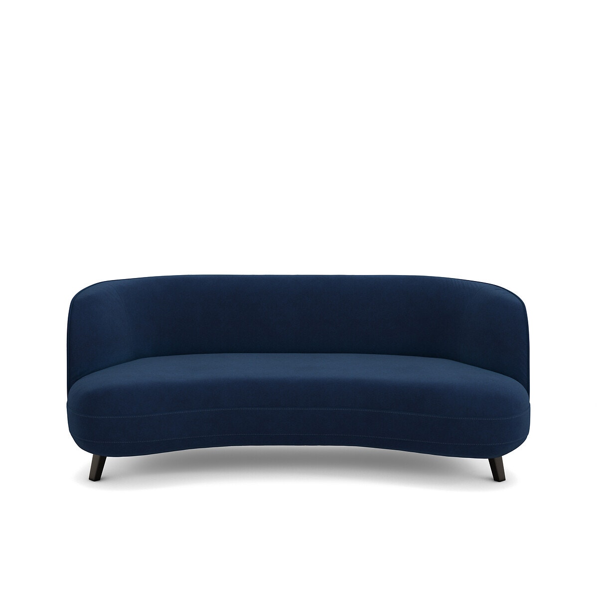 Καναπές με βελούδινη ταπετσαρία Rosebury Μ99xΠ200xΥ75cm