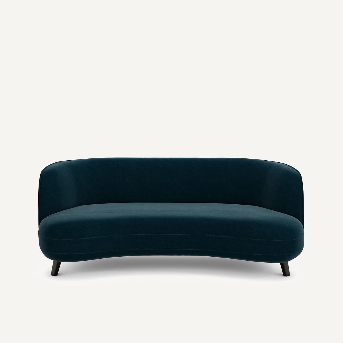 Καναπές με βελούδινη ταπετσαρία Rosebury Μ99xΠ200xΥ75cm