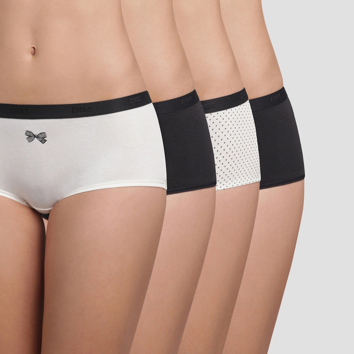 Σετ 3 σλιπ hipster + 1 δώρο, Pockets Coton