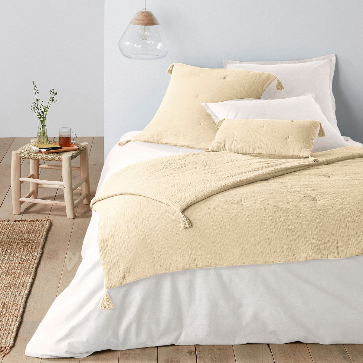 Kumla Plain Eiderdown in Pure Cotton