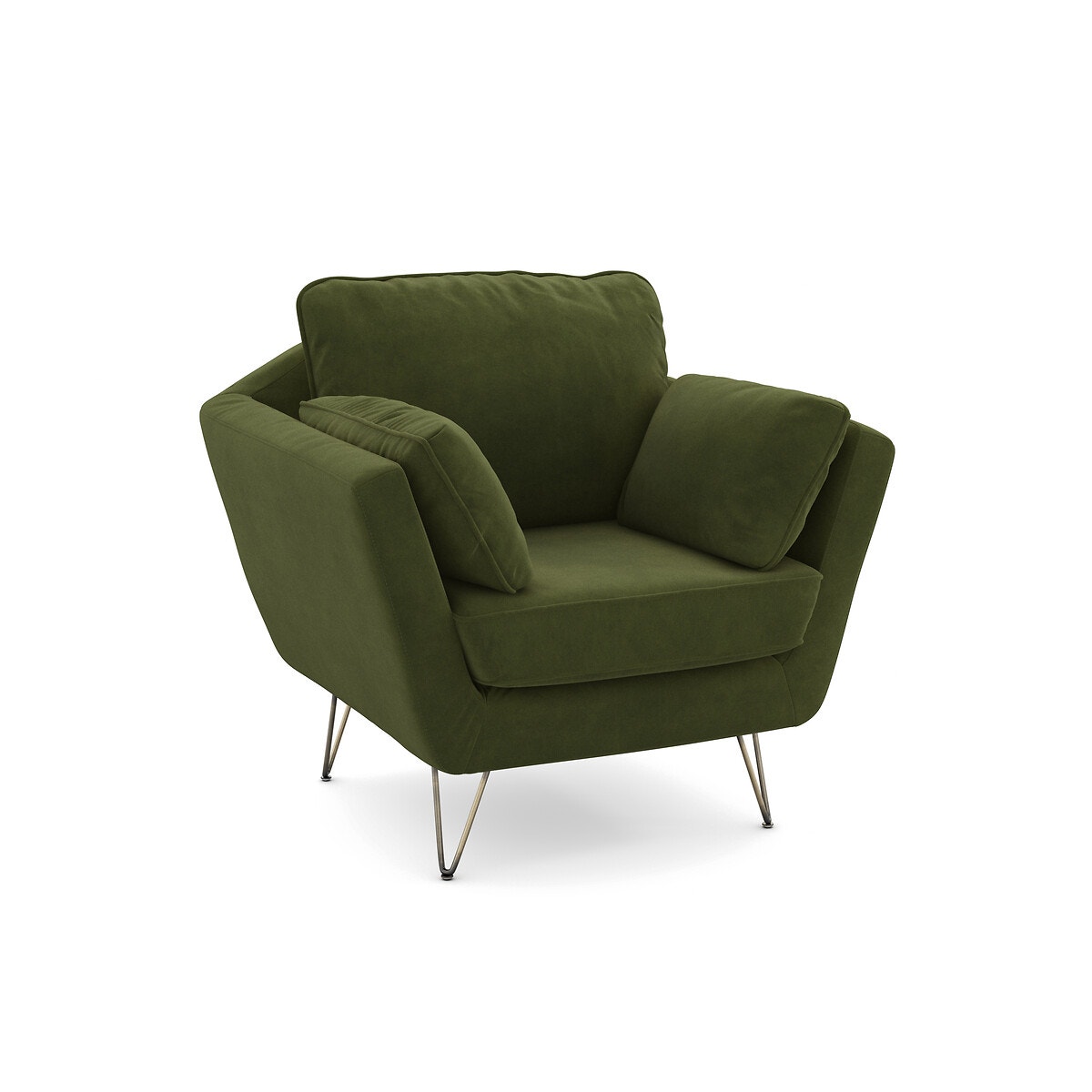 La Redoute Interieurs Πολυθρόνα από βελούδο