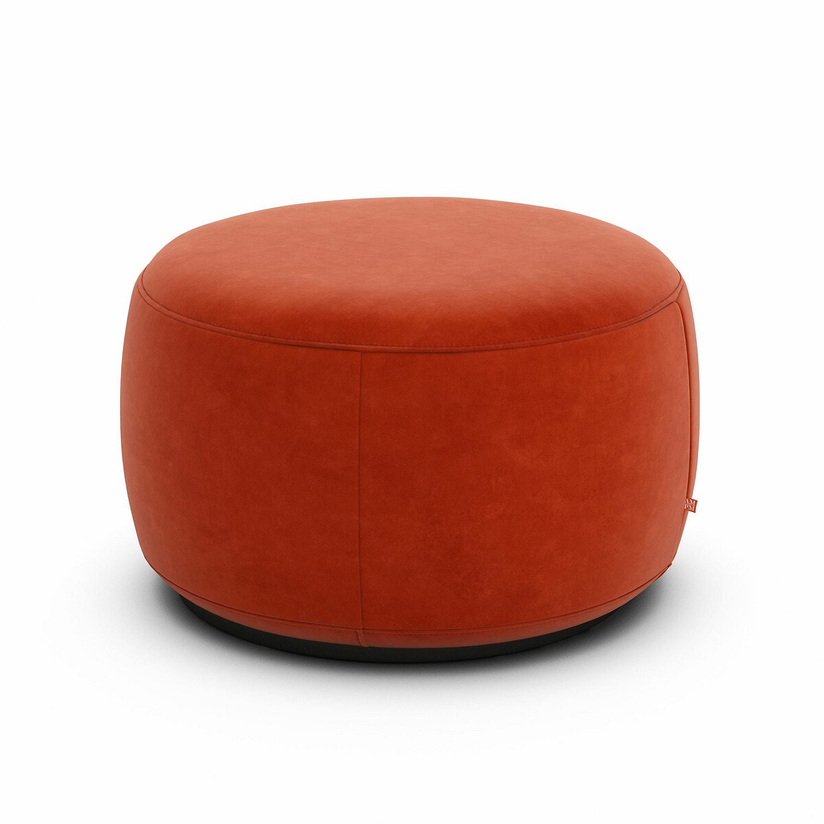 AM.PM Υποπόδιο XL από βελούδο Rosebury Μ60xΠ60xΥ35cm