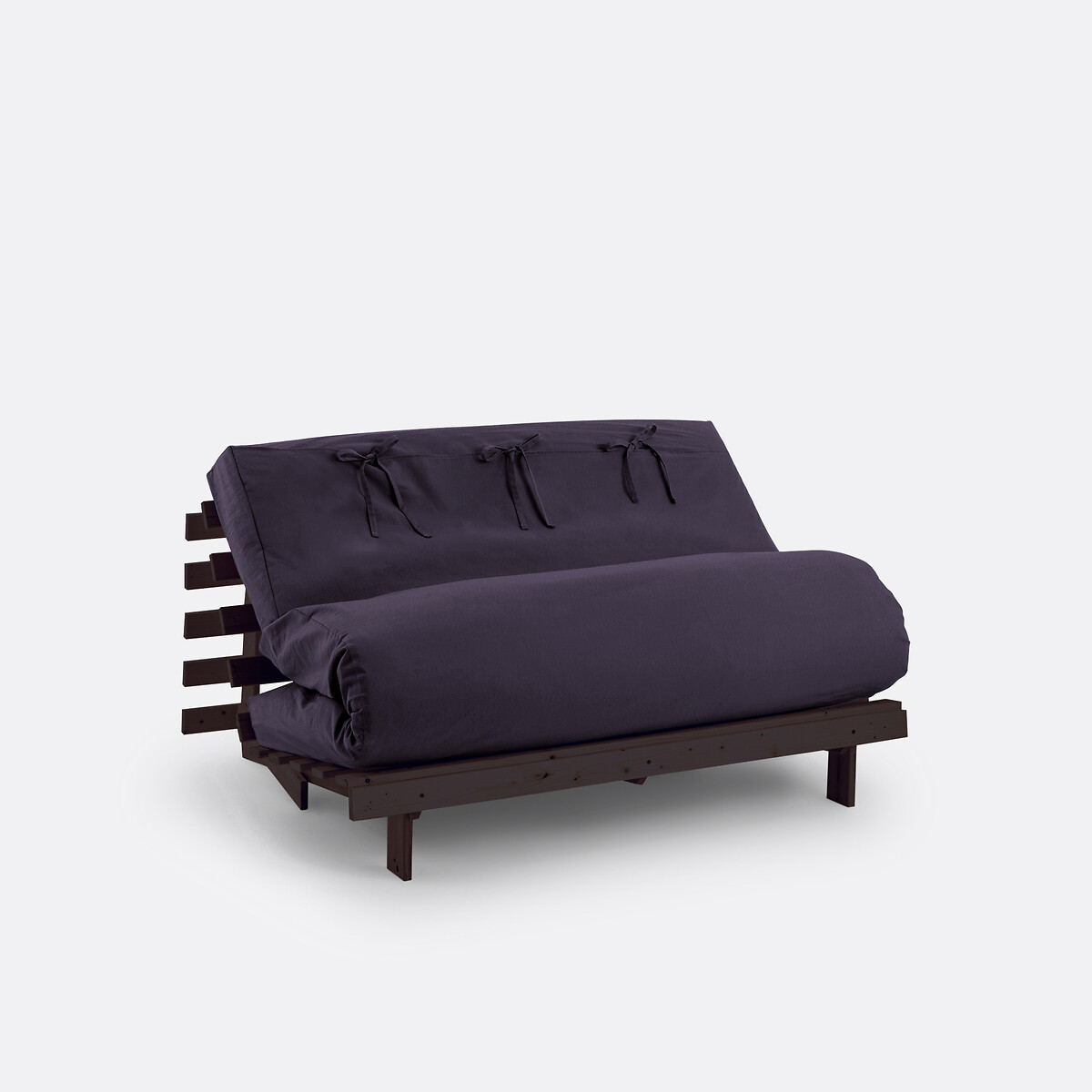 La Redoute Interieurs Μονόχρωμη θήκη για στρώμα futon 90x190 cm