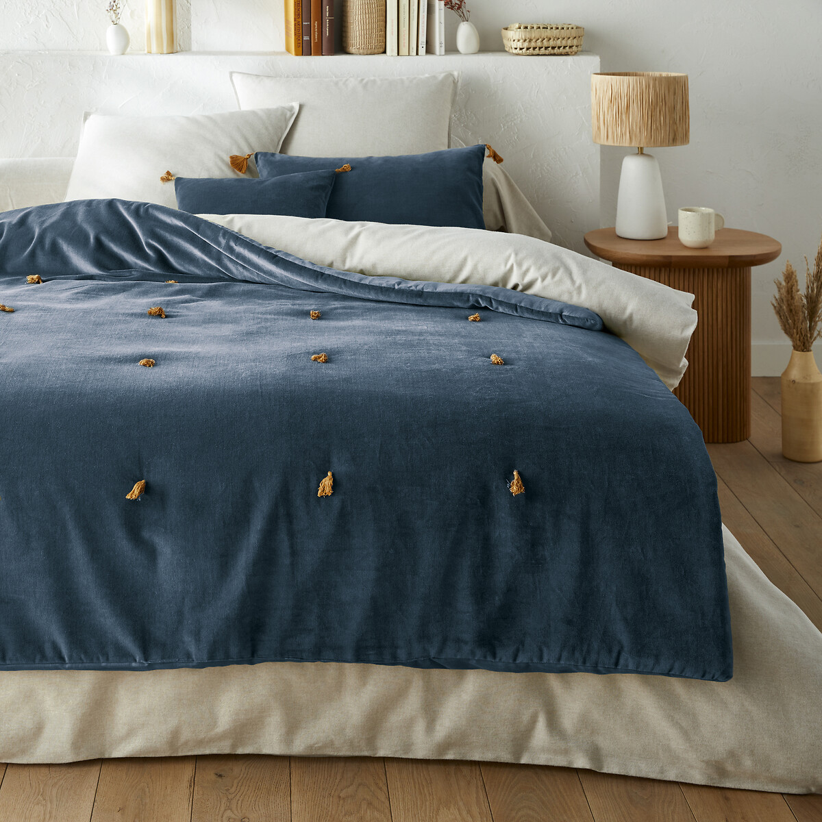 La Redoute Interieurs Κάλυμμα κρεβατιού από βελούδο 90x190 cm