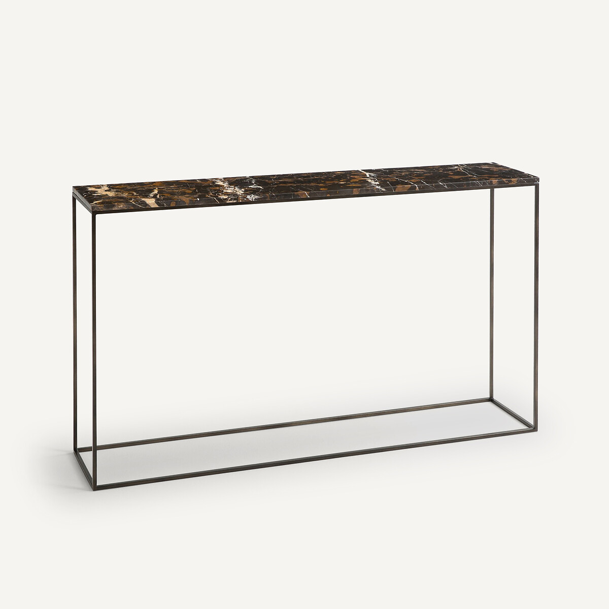 AM.PM Κονσόλα από μάρμαρο και μέταλλο Μ25xΠ125xΥ75cm