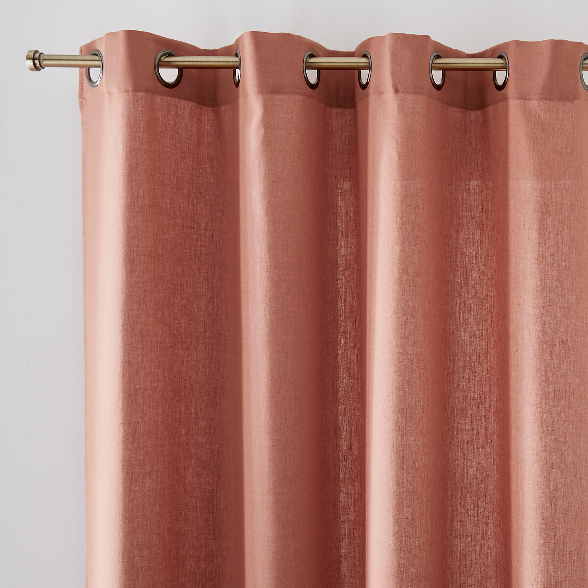 La Redoute Interieurs Λινή κουρτίνα με καψούλια 180x135 cm