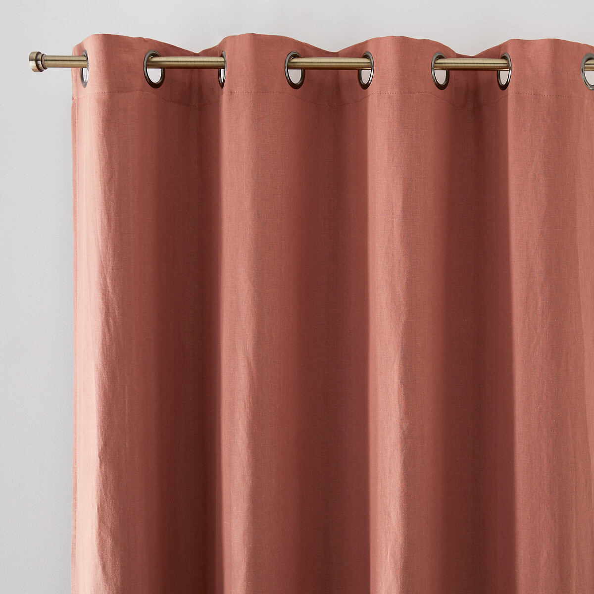 La Redoute Interieurs Λινό ριντό συσκότισης με καψούλια 180x135 cm