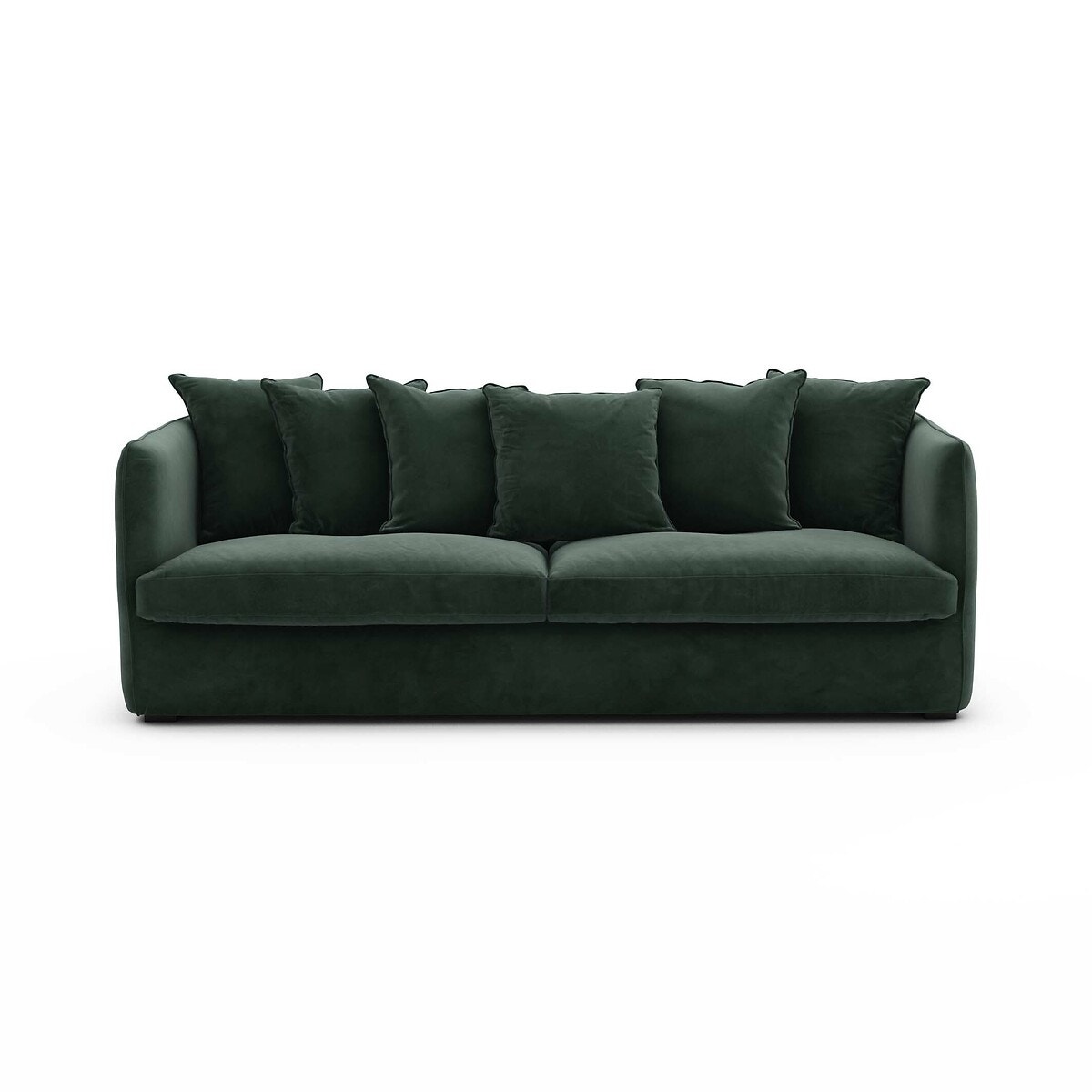 Καναπές από βελούδο Μ95xΠ182xΥ82cm