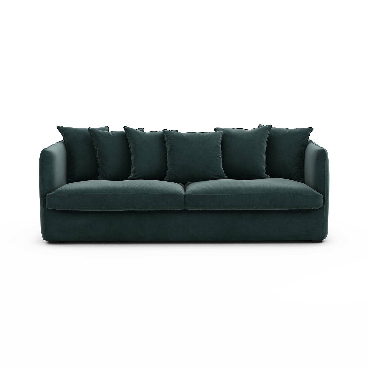 Καναπές από βελούδο Μ95xΠ182xΥ82cm
