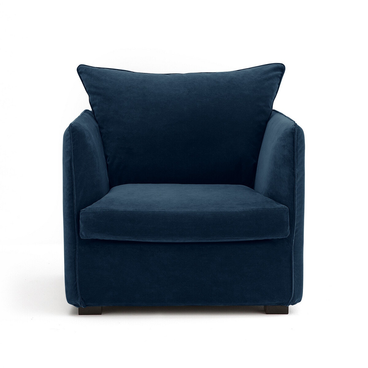 AM.PM Πολυθρόνα από βελούδο Μ95xΠ90xΥ82cm