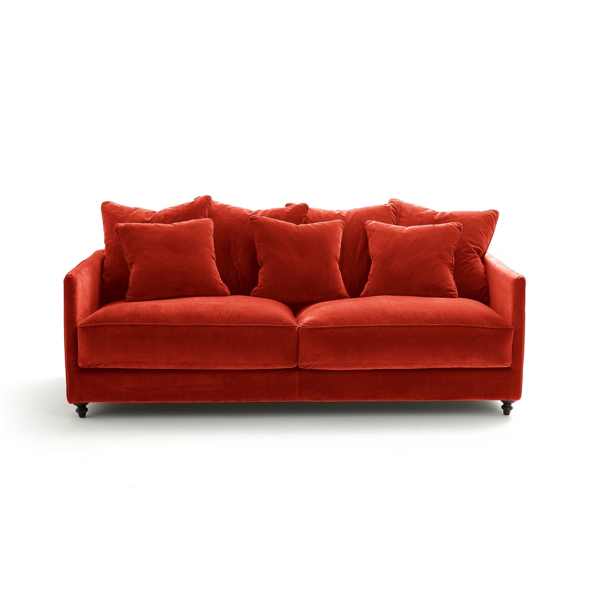 Πτυσσόμενος καναπές από βελούδο Μ105xΠ204xΥ93cm