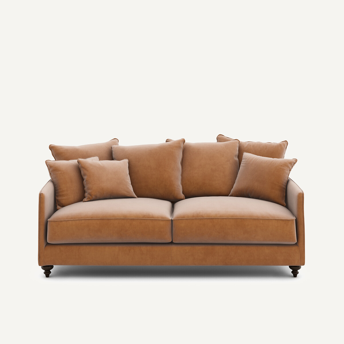 Πτυσσόμενος καναπές από βελούδο Μ105xΠ204xΥ93cm