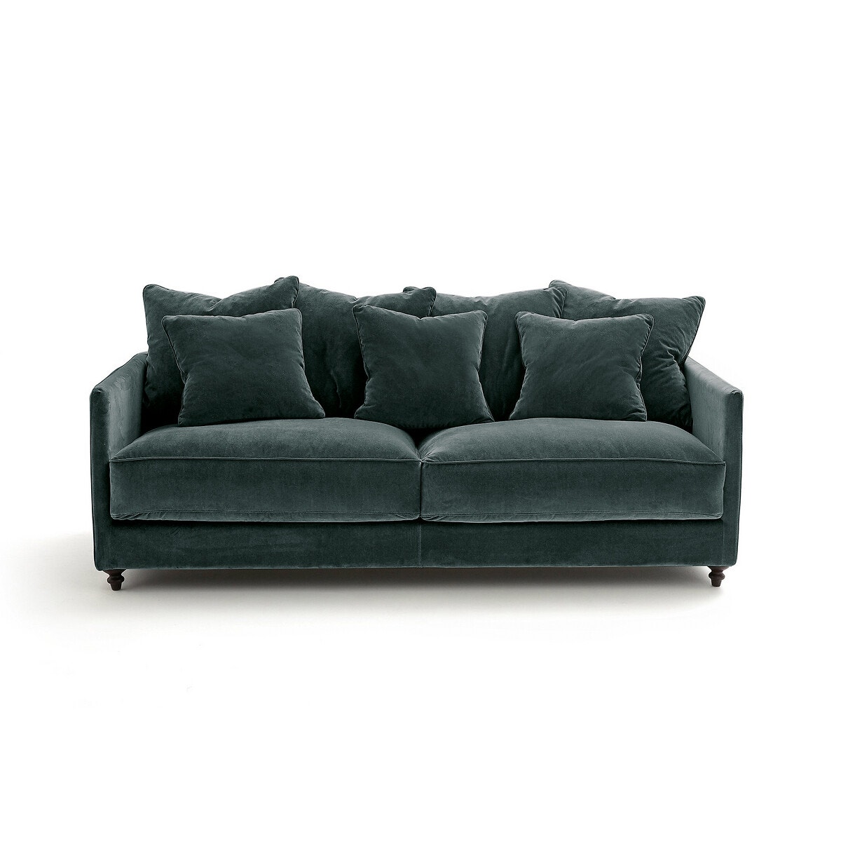 Πτυσσόμενος καναπές από βελούδο Μ105xΠ204xΥ93cm