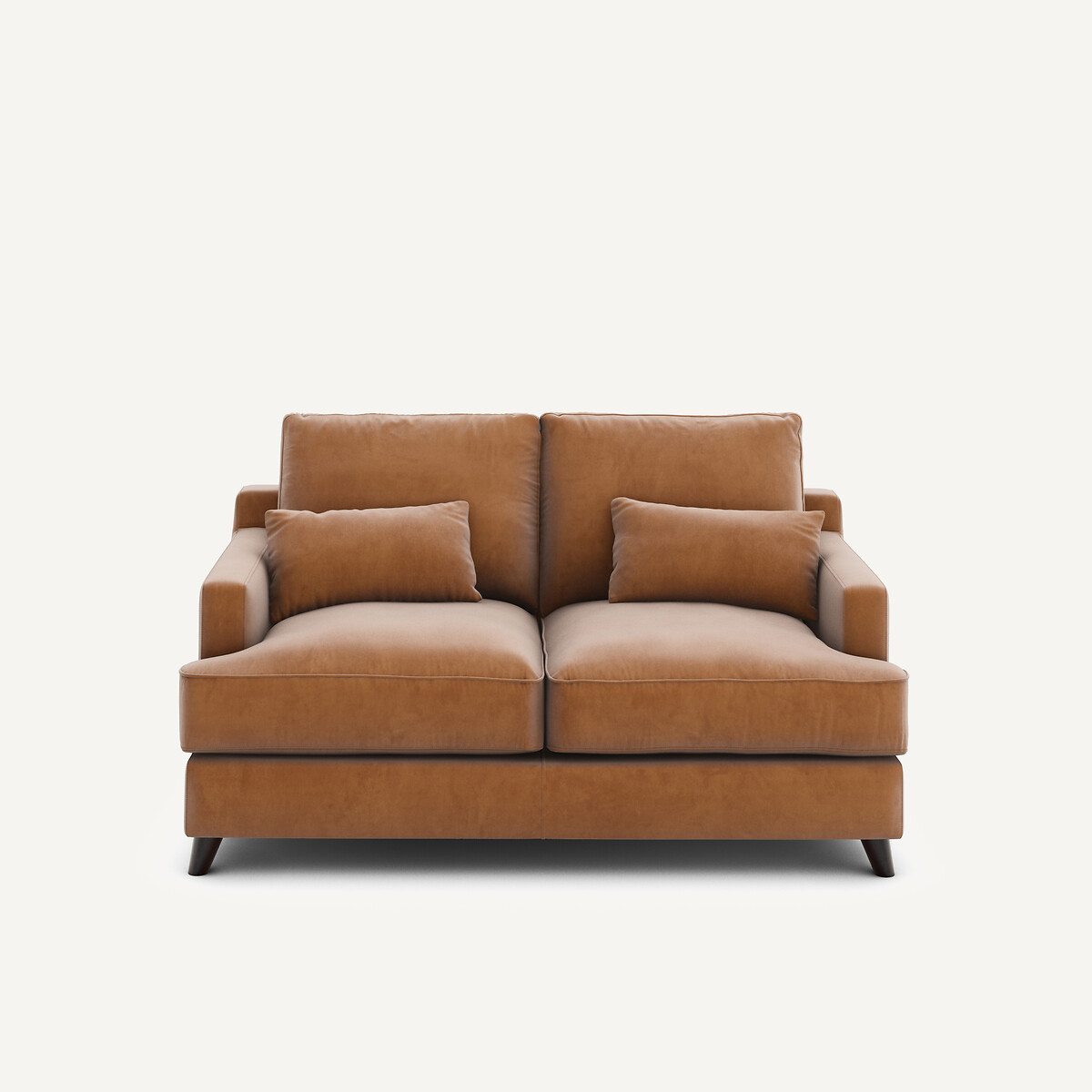 Καναπές από βελούδο Μ100xΠ150xΥ83cm