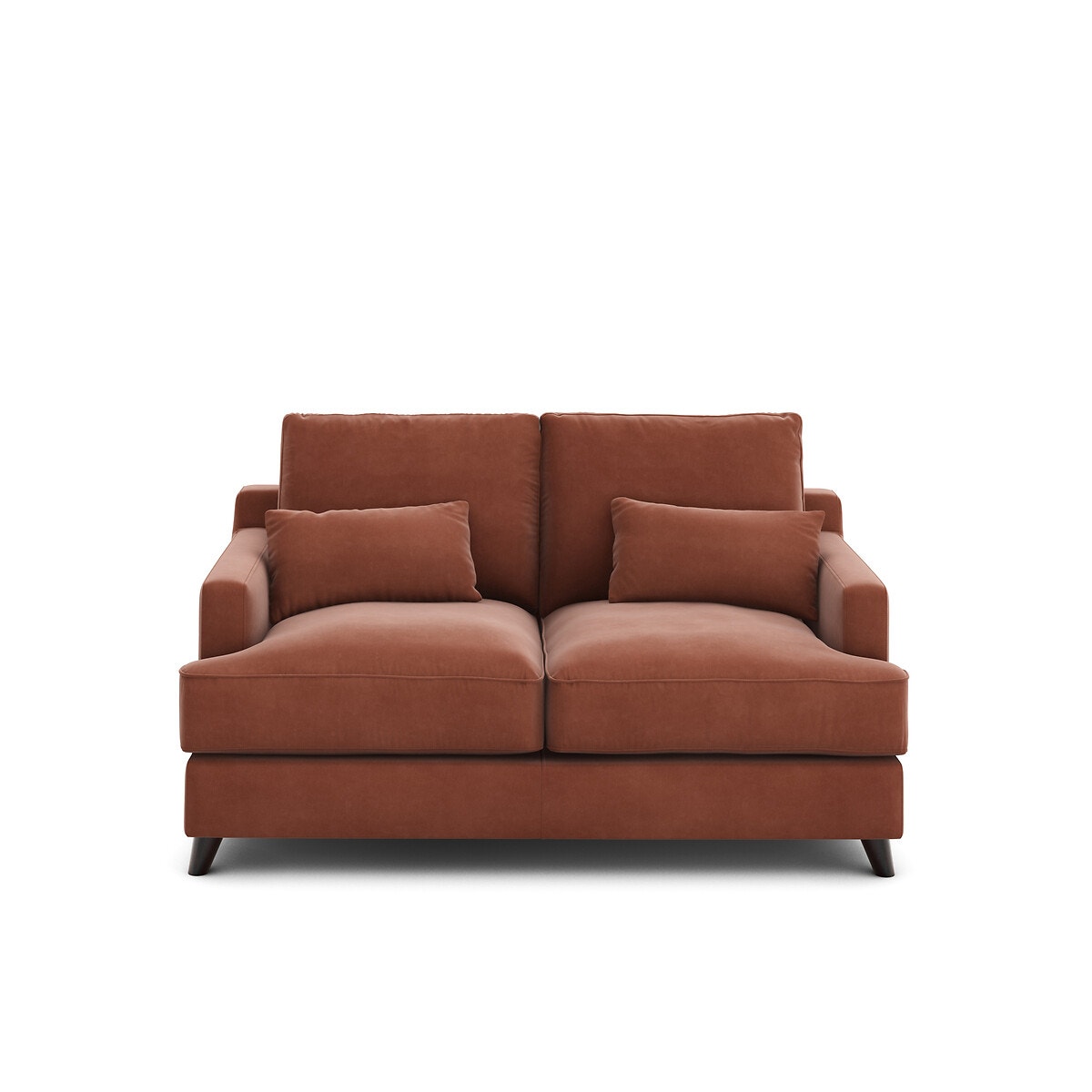 Καναπές από βελούδο Μ100xΠ150xΥ83cm