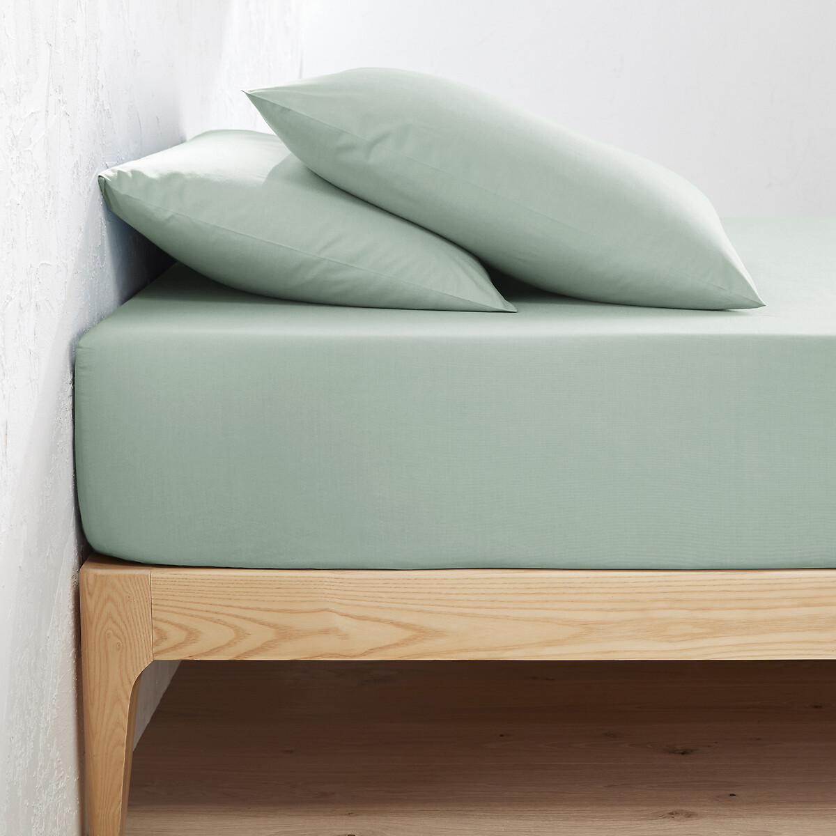 Σεντόνι με λάστιχο από οργανικό βαμβακερό περκάλι 90x190 cm