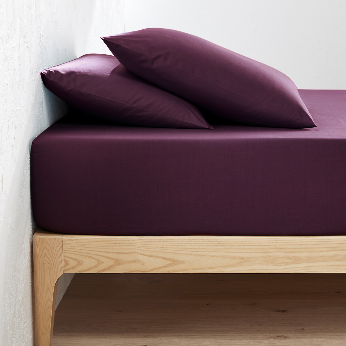 Σεντόνι με λάστιχο από οργανικό βαμβακερό περκάλι 90x190 cm