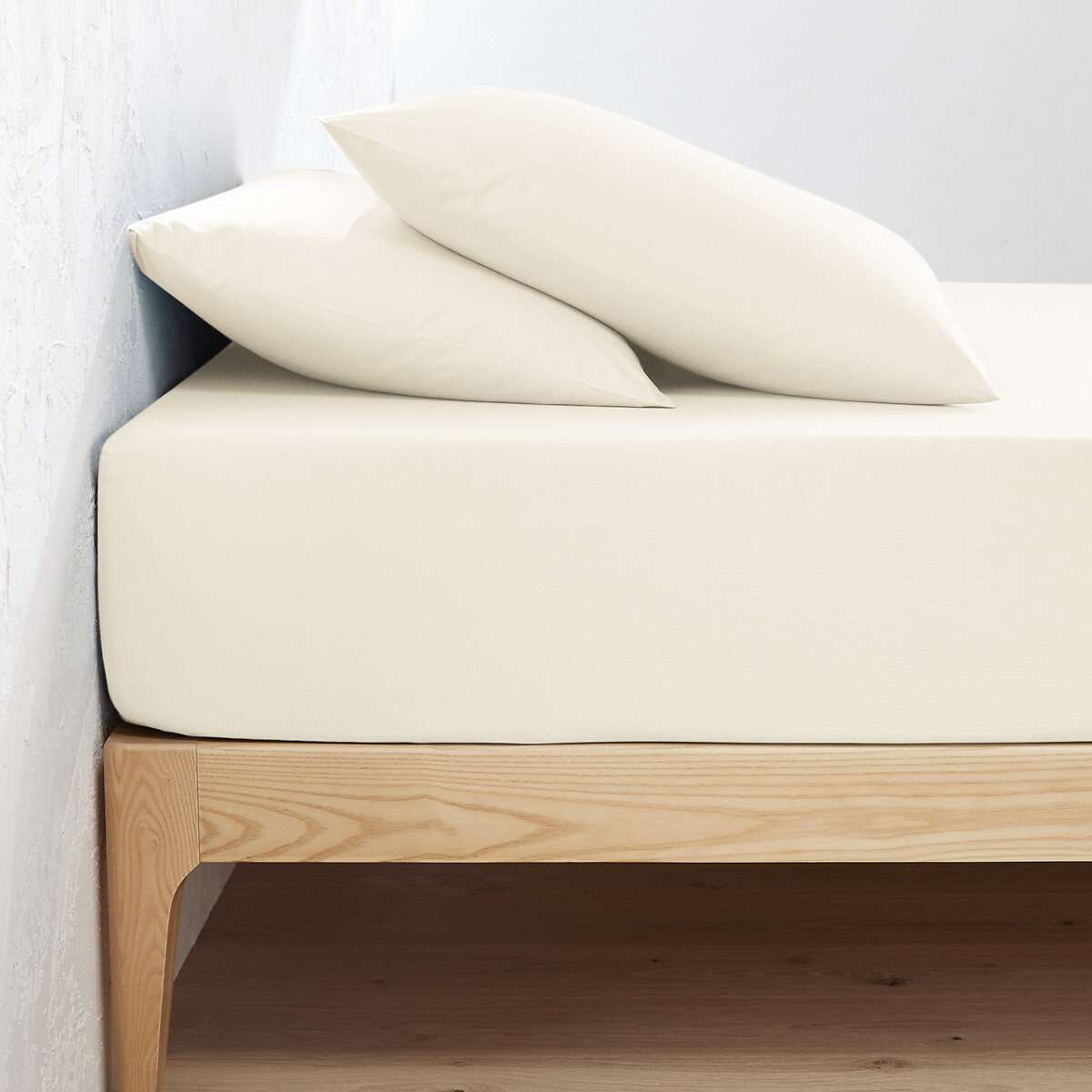 Σεντόνι με λάστιχο από οργανικό βαμβακερό περκάλι 90x190 cm