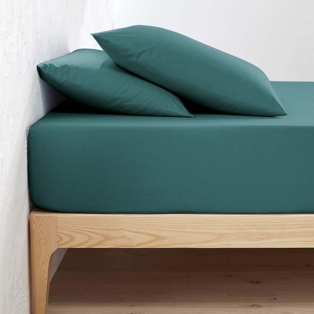 Σεντόνι με λάστιχο από οργανικό βαμβακερό περκάλι 90x190 cm