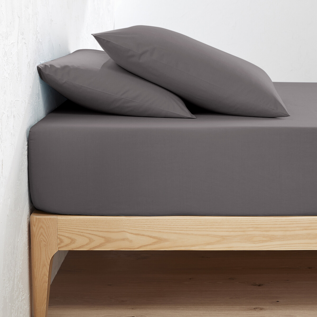 Σεντόνι με λάστιχο από οργανικό βαμβακερό περκάλι 90x190 cm