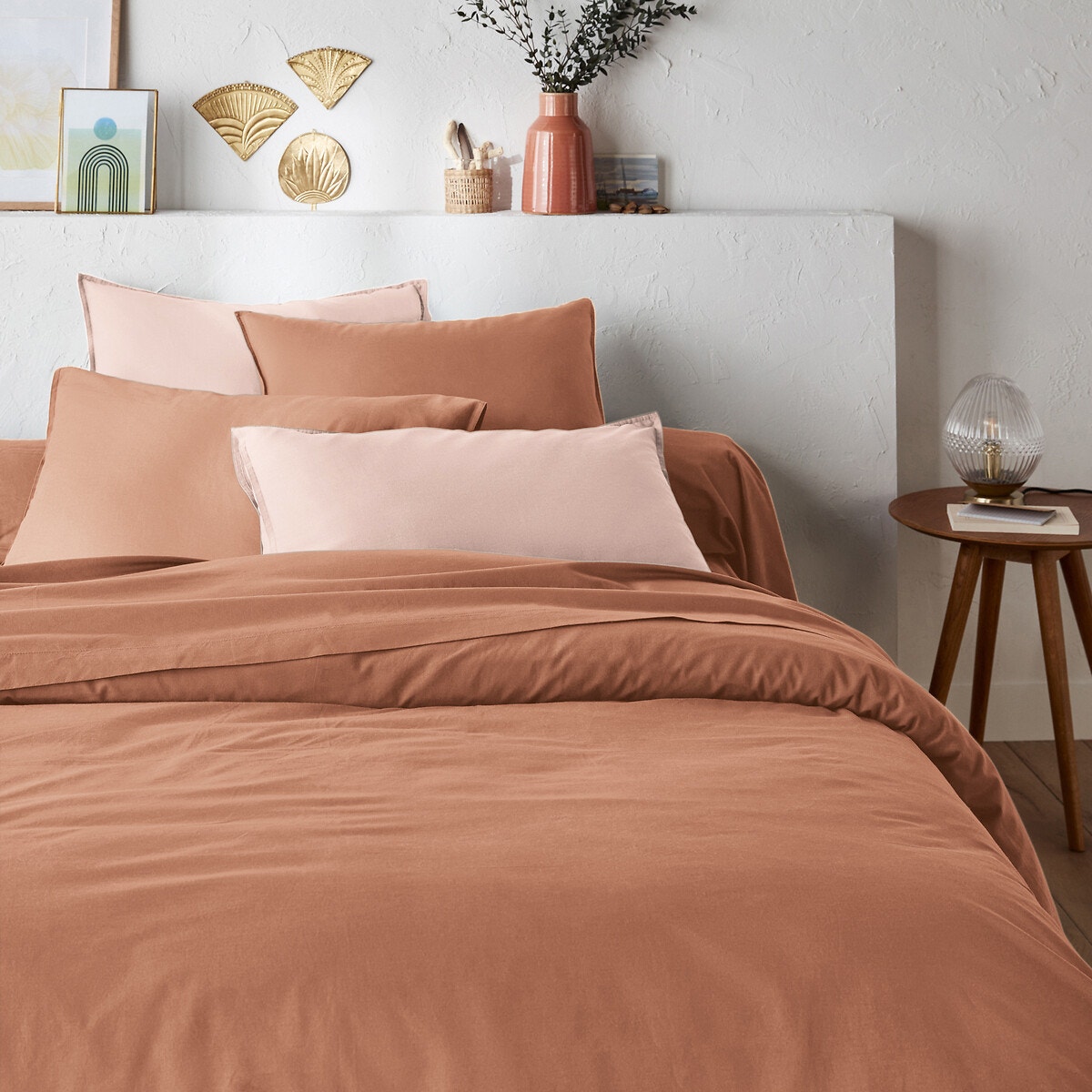 La Redoute Interieurs Παπλωματοθήκη από προπλυμένο βαμβάκι 140x200 cm