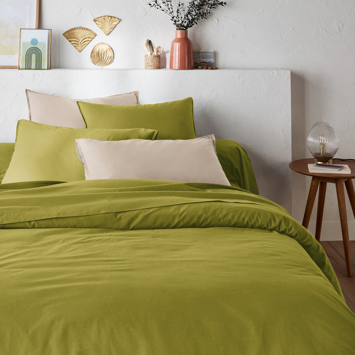 La Redoute Interieurs Παπλωματοθήκη από προπλυμένο βαμβάκι 140x200 cm