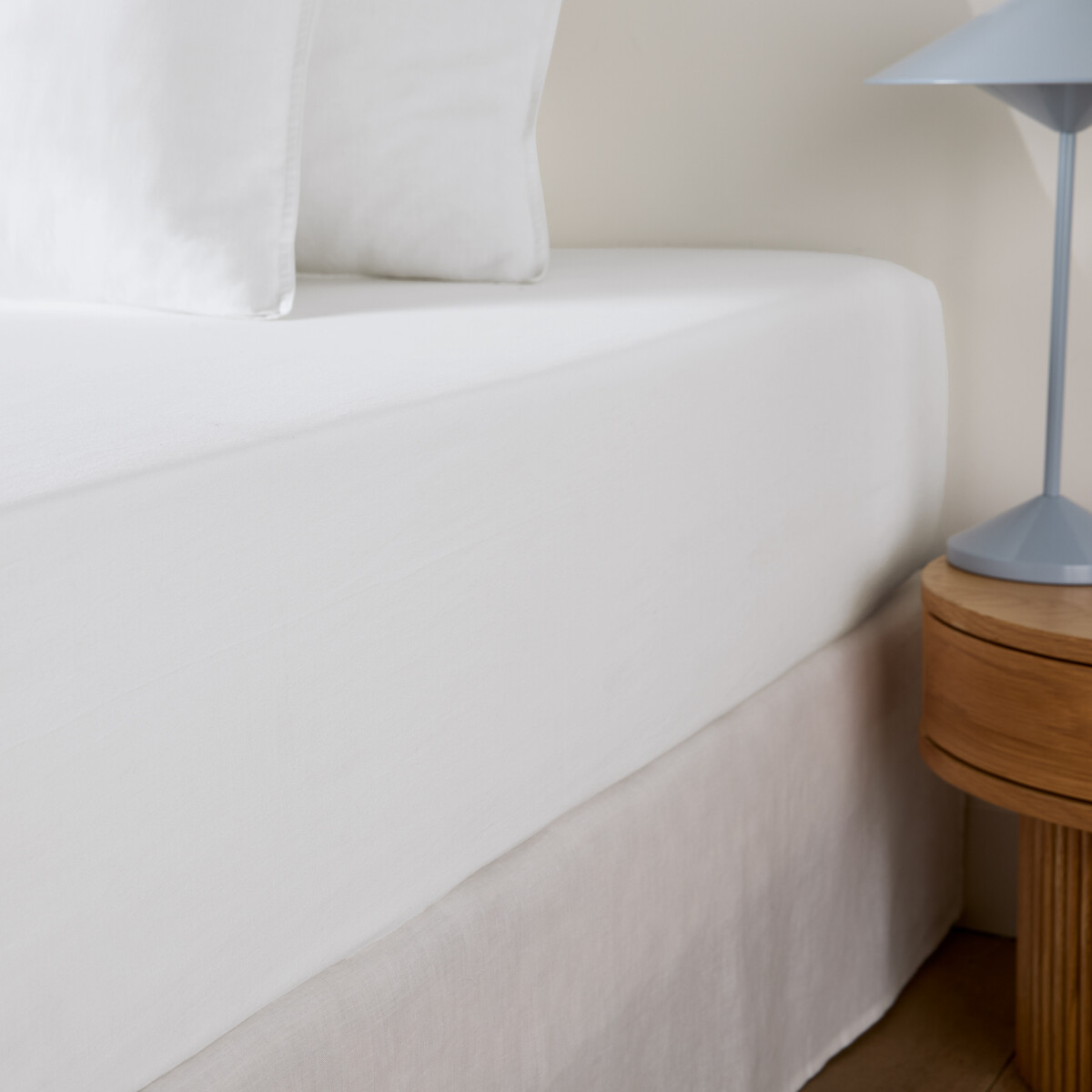 Σεντόνι με λάστιχο από προπλυμένο βαμβάκι 90x190 cm