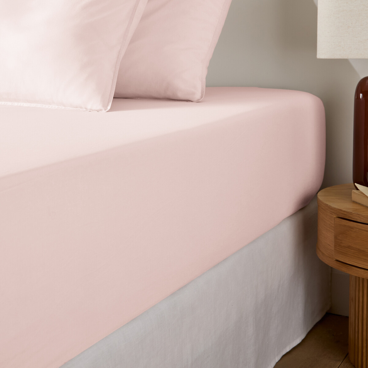 Σεντόνι με λάστιχο από προπλυμένο βαμβάκι 90x190 cm