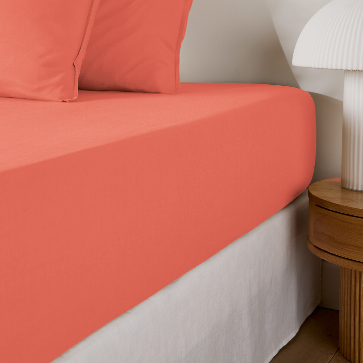 Σεντόνι με λάστιχο από προπλυμένο βαμβάκι 90x190 cm