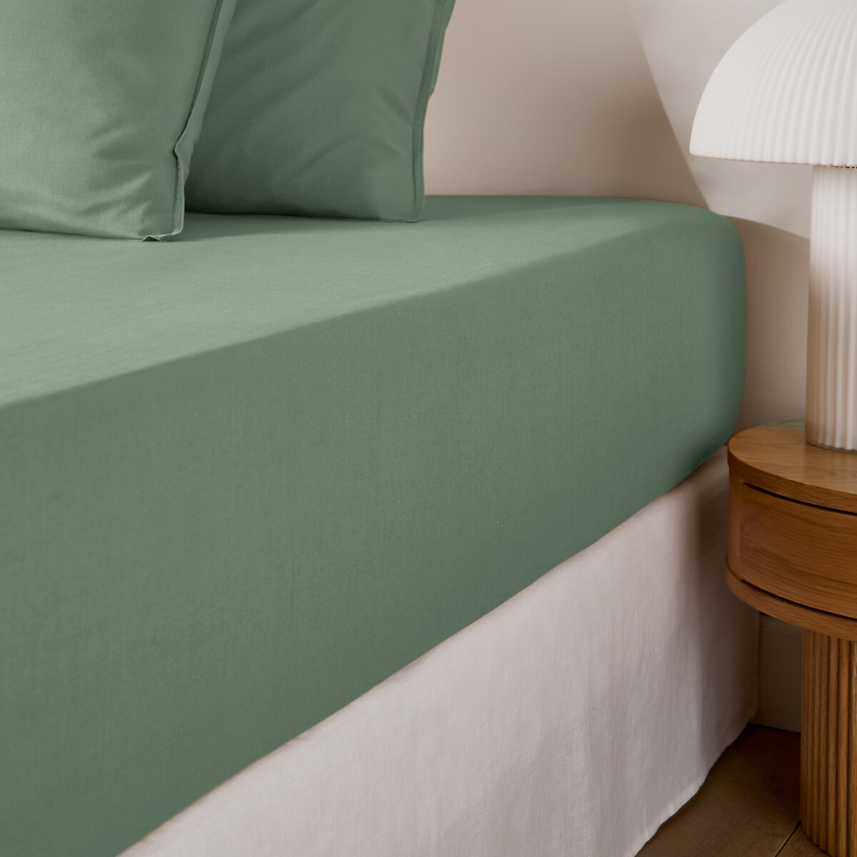 Σεντόνι με λάστιχο από προπλυμένο βαμβάκι 90x190 cm