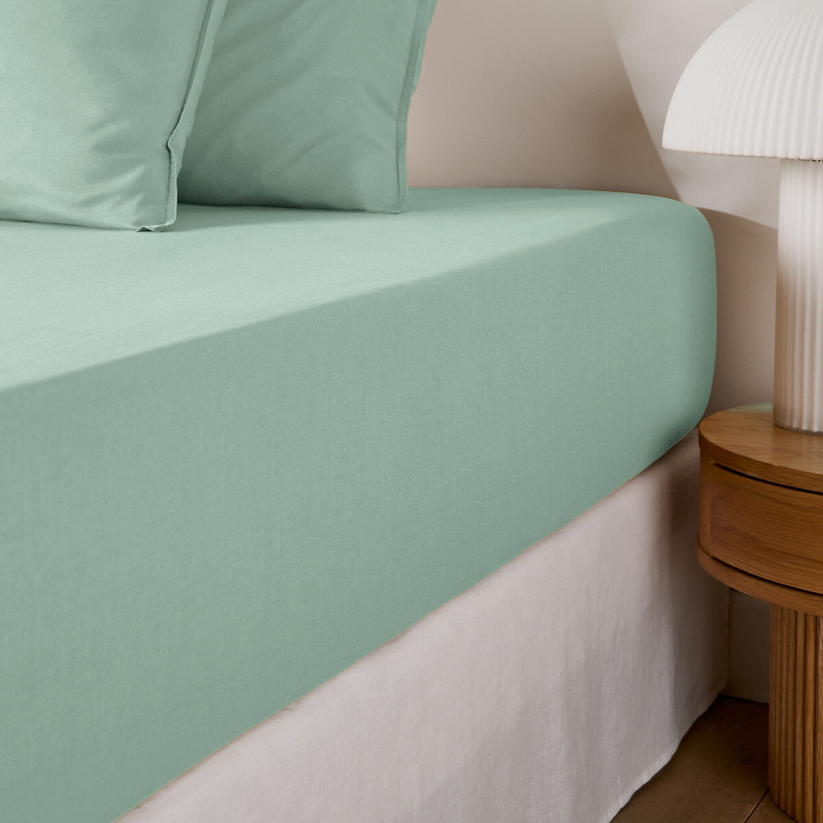 Σεντόνι με λάστιχο από προπλυμένο βαμβάκι 90x190 cm